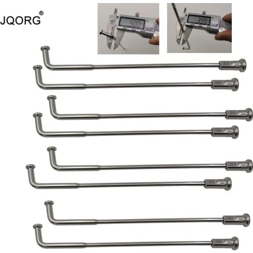 7G-8G Diameter 5.0 mm - 4.0 mm Material 304 Stainless Steel J-bend Motorcycle Spokes Angle 90-180 Degree & Length Customize Pins