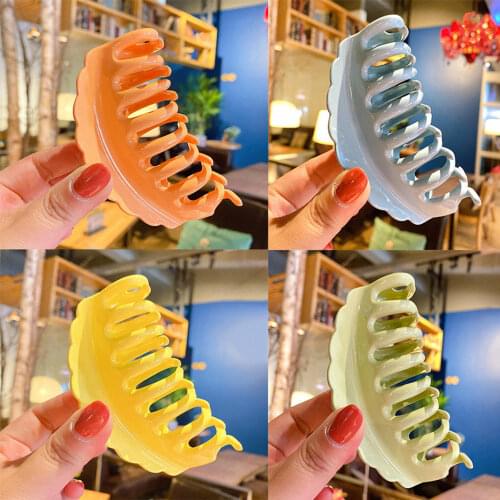 Big Claw Clips 4 Inch Jumbo Hair Clip Banana Nonslip Large Strong Hold for Thick Hair Women Girls French Design Accessories