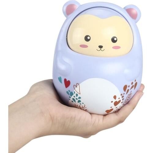 Baby Toys 0-12 Months Baby Rattles Nodding Tumbler Doll Bell Music Roly-poly Learning Toys Gifts Brinquedos Para Bebe Oyuncak