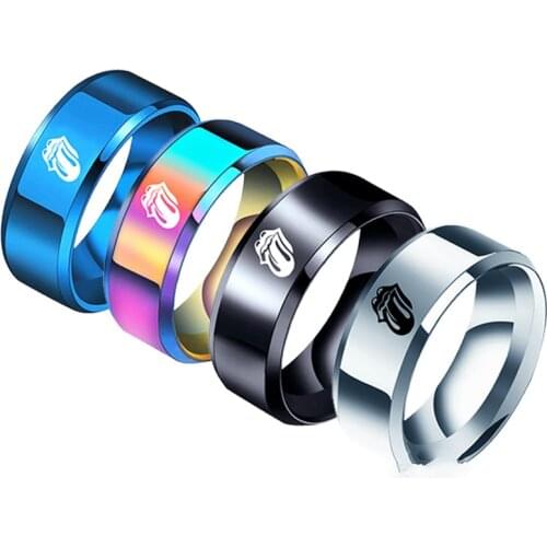 8mm The Rolling Stones Ring, Fan Gift Rings, Titanium Steel Rings for Men and Women, Fashion Accessories