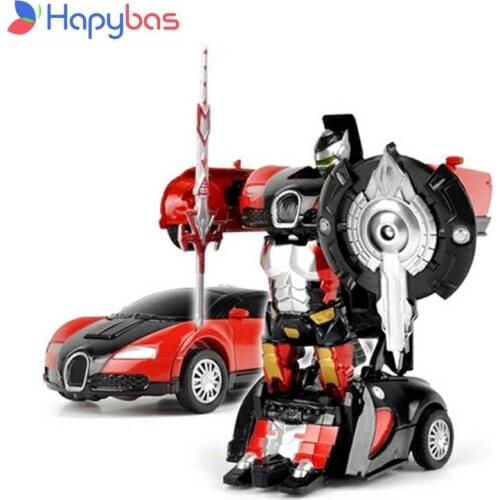 Pull back Cool Toys Anime Action Figure Toys Transformation Robot Car ABS Plastic juguetes Model Collision deformation bumblebed