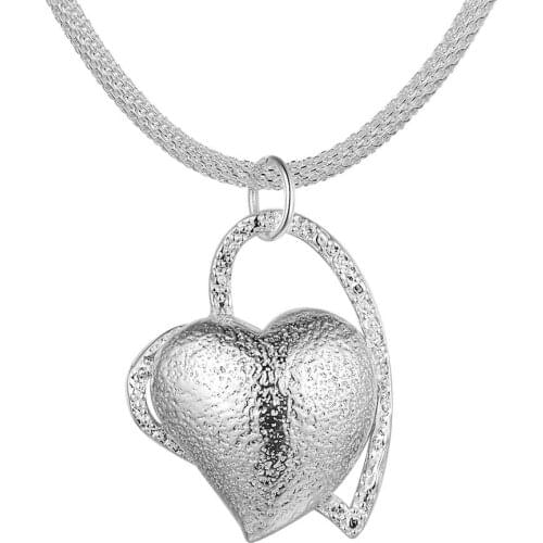 Fashion Jewelry Necklace Lady Wholesale Charm Silver Color Pendants For Women Fashion Jewelry Pendant AN475/adfaiuma