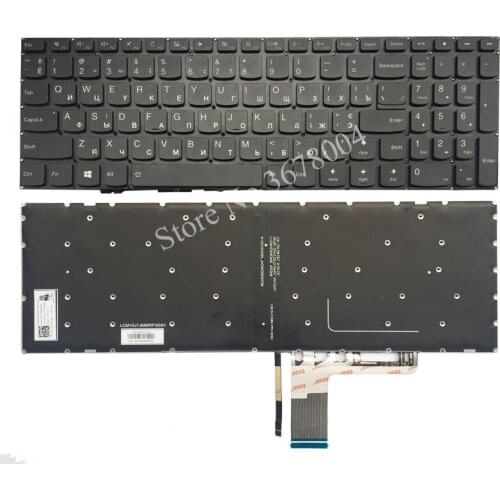 New Russian laptop Keyboard For Lenovo Ideapad 310-15ABR 310-15IAP 310-15ISK 310-15IKB black RU Keyboard with backlight