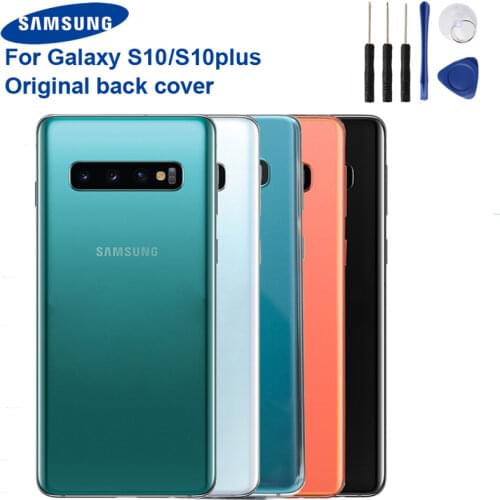Original Samsung Battery Cover Housing For Samsung Galaxy S10 SM-G9730 S10 Plus SM-G9750 Battery Case Custom Edition