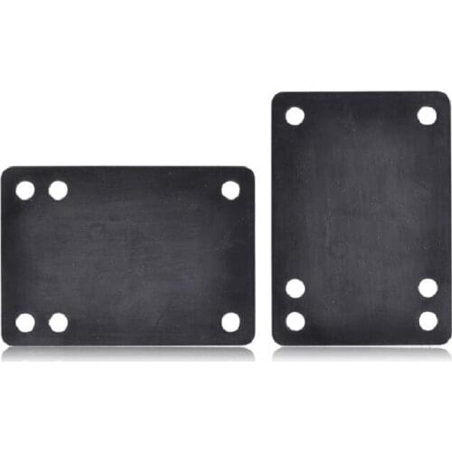 3mm 6mm 9mm Soft Thickness Skateboard Risers Pads Longboard Shock Absorbing Riser Road Pad Skate Board Accessories 2 pcs/lot