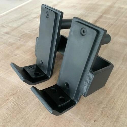 1 set Adjustable Squat Rack Safety Steel Hook 70 mm Pipe Gym Gantry Fitness Weight Barbell Bar Bracket Equipment