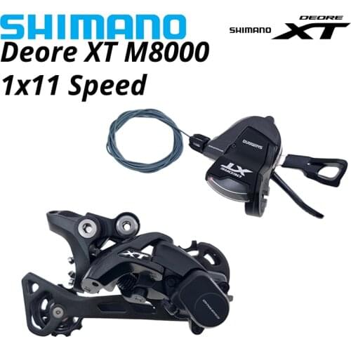 SHIMANO DEORE XT M8000 11s Groupset SL M8000 SHIFT LEVER + RD M8000 GS REAR DERAILLEUR 11 Speed SHIFTER GS MTB Bicycle Parts