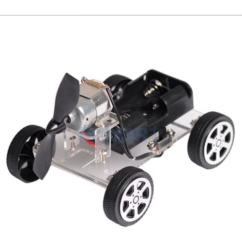 DIY Wind Power Car Science Educational Learning Toy Kit for Children Toys