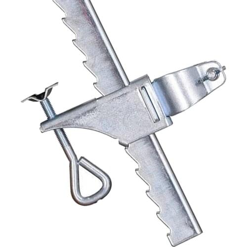 Heavy Duty Umbrella Clamp Bench Parasol Stand Garden Bracket Silver