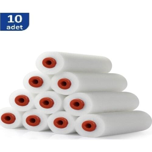 Sponge Roller 10 cm 10 Pieces Premium quality paint rollers that allow smooth and drip-free application with any kind of paint