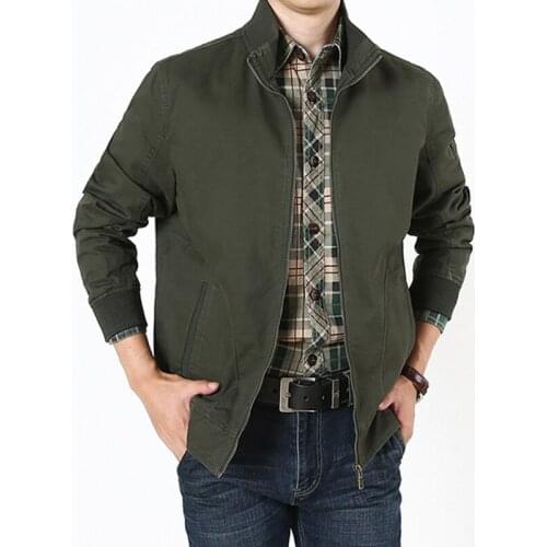 2020 Spring Fashion businessmen jacket coat Cotton Solid color casual outfitter long sleeves jackets 3 colors outwear blouse top