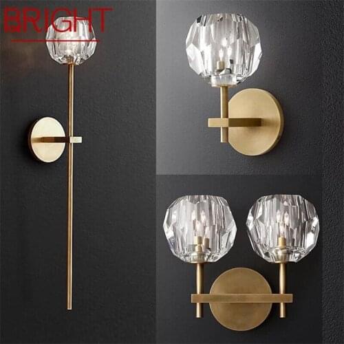 BRIGHT Nordic Wall Sconces Lamp Contemporary Lighting Fixtures for Home Indoor Living Room Decoration