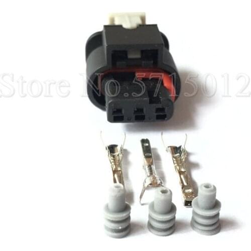 3 Hole 1-1670917-5 Automotive Reversing Radar Probe Socket Connectors For Ford Land Rover Range Rover Laguar