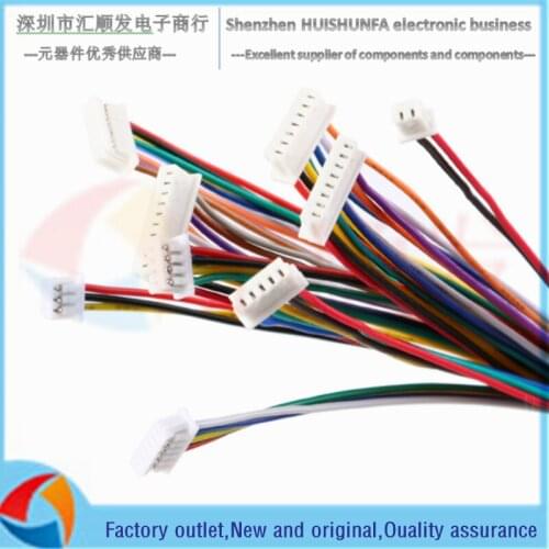 5pcs!!! 1.25mm pitch 2/3/4/5/6/7/8/9/10P single electronic terminal line, long 10CM connection line