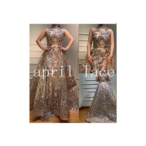 5yards N00112 good quality nice dobby silver/black sequin embroidery net mesh lace fabric for evening dress/wedding