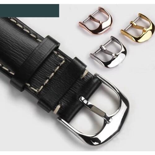 Suitable For Rolex Cellini Stainless Steel Watch Accessories Pin Buckle Strap Parts Buckle Leather Strap 16 18 20mm Buckle