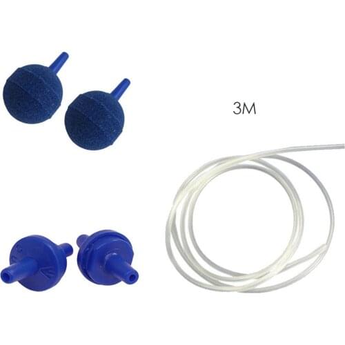 Aquarium Air Pump Fish Tank Single Twin Outlet Valve Air Stone Fish Tank Accessories CN Plug