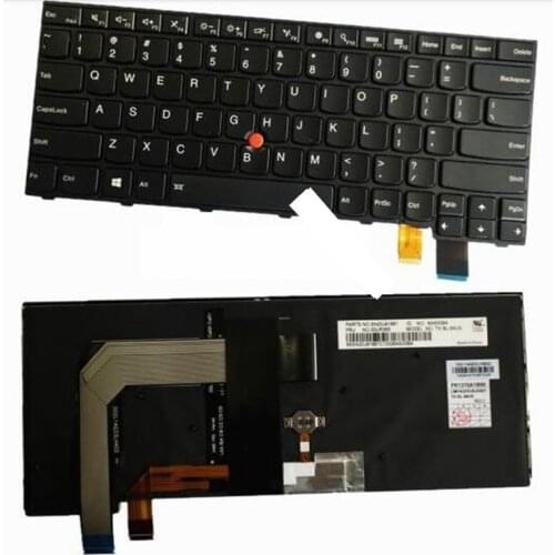 English New Keyboard FOR Lenovo FOR Thinkpad T460P SN20H42364 US Backlit laptop keyboard