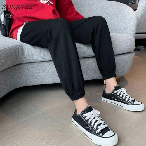 Harem Pants Women Solid Thicken Plus Velvet Harajuku Loose Leisure High Waist Plus Size Ankle Length Korean Casual Autumn Winter