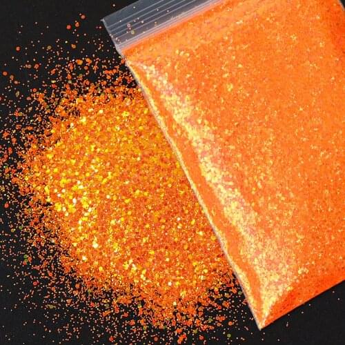 50g Holographic Sequins Hexagon Chunky 3D Mermaid Glitter Sparkly Laser Spangles Flakes Powder Paillette Nail Art Glitter Ta#027