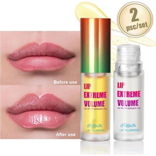 Ginger Mint Lip Balm Moisturizing Lip Plumper Anti-drying Re