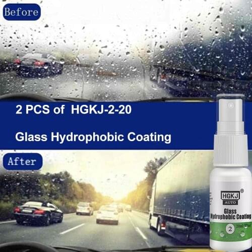 2 PCS of HGKJ-2-20ml or With Towel Nano Hydrophobic Coating Water Repellent Windshield for Car Window Glass Car Accessories
