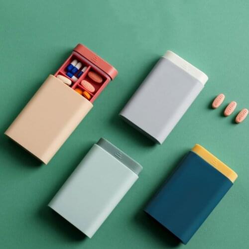 Portable 7 Days Pill Box Large Capacity Medical Drugs Tablet Independent Lattice Storage Case Travel Home Medicine Container