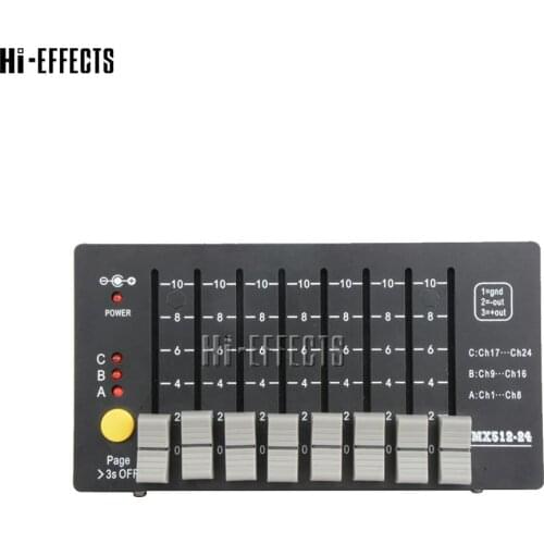 24 DMX Controller Portable Stgae Console for Par Lights Moving Head Lighting Equipment
