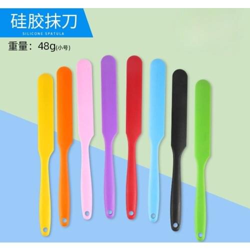 Colorful Good Silicone Scraper Long Scraper Butter Knife Scraper Cake Making Accessories Baking Scraper Tool Cake Scraper Tool