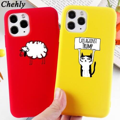 Cute Cartoon Phone Case for iPhone 6s 7 8 11 Plus Pro X XS MAX XR SE Funny Cases Soft Silicone Fitted TPU Back Accessorie Covers