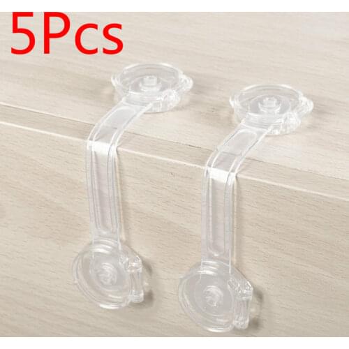 Multipurpose Portable Children Safety Lock Plastic Cabinet Locks Extended Baby Door Buckle Protection Cabinet Security Lock