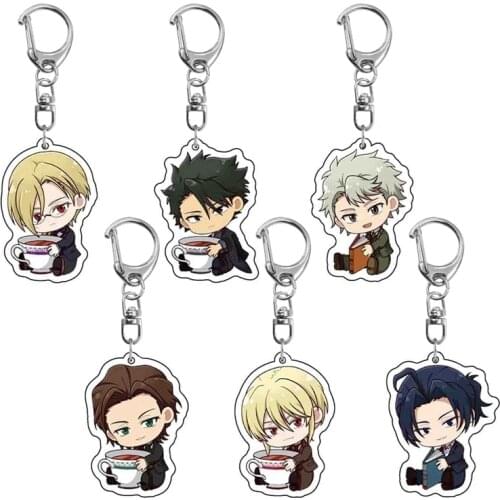 MORIARTY THE PATRIOT Animation Acrylic Small Pendant Keychain Decoration