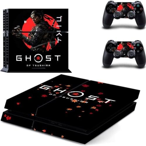 Ghost of Tsushima PS4 Stickers Play station 4 Skin Sticker Decals Cover For PlayStation 4 PS4 Console and Controller Skins