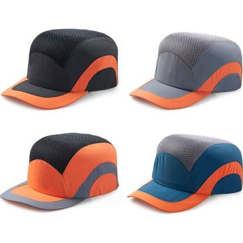 New Bump Safe Cap Baseball Hat Style Protective Anti-collision Hard Hat Helmet Head Protection Work Safety Repairing