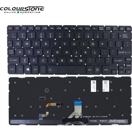 New arrival Keyboard for Toshiba L15W L15W-B P20W-C P25W-C US With Backlit laptop keyboard black