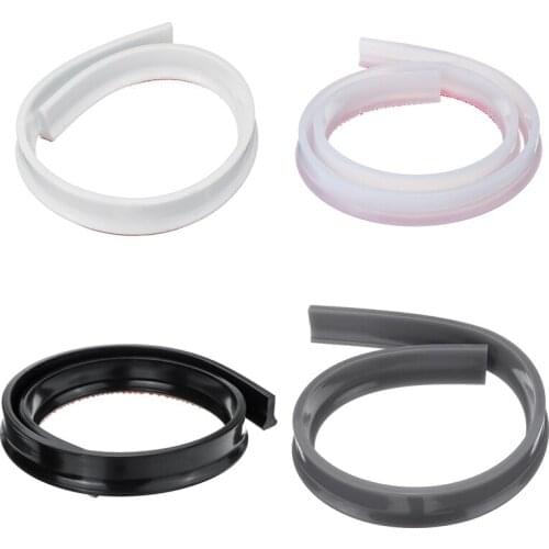 New Shower Threshold Water Dam Self-Adhesive Water Blocking Strip Shower Splash Guard for Bathtub Countertop