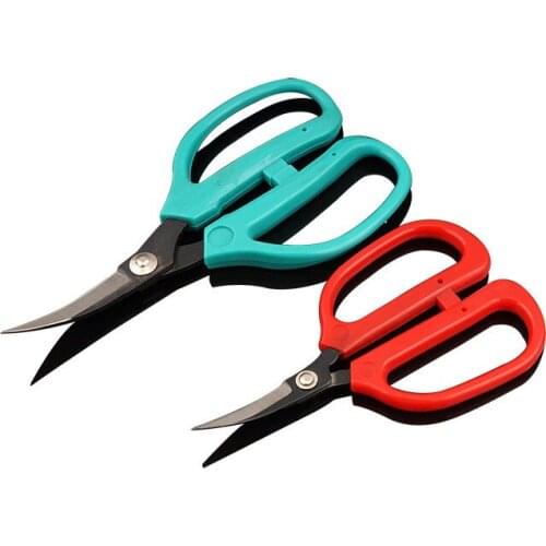 65Manganese Steel ABS Leather Elbow Scissors Floor Shears Side Cut Shaped Shear Tilting Shears Creative DIY Professional NEW Hot