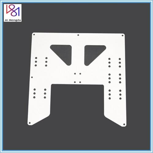Silver Anet A8 A6 3D Printer Upgrade Y Carriage Anodized Aluminum Plate For A8 A6 Hotbed Support