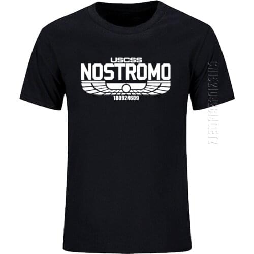 Clothing Nostromo Printed T-Shirt Cotton Alien Weyland Yutani O Neck T Shirt Mens Summer Oversized Tee Tops Casual Camisetas