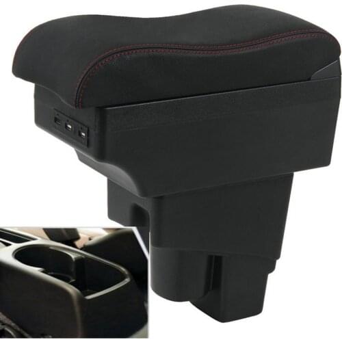 Arm Rest Rotatable For Honda Fit Jazz 2002-2008 Hatchback Center Centre Console Storage Box Armrest 2003 2004 2005 2006 2007