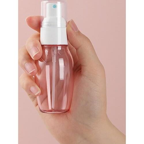 30/60/80/100ml Portable Travel Plastic Empty Spray Bottle Atomizer Dispenser Perfume Bottle Transparent Refillable Bottles