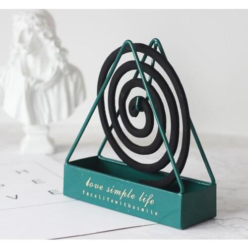 Triangular Mosquito Coil Holder Suspended Mosquito Coil Frame Elegant Home Decoration for Various Styles