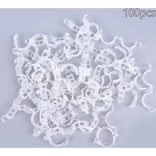 50/100pcs Plastic Plant Support Clips Clamps Garden Greenhouse Vegetables Clips Wholesale