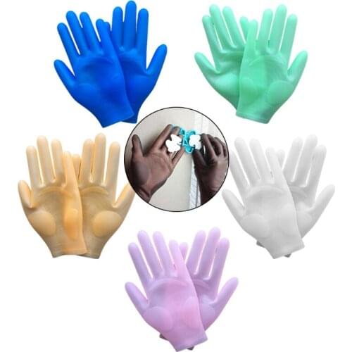 1 Pair Reusable Safe Silicone Gloves for Epoxy Resin Casting Jewelry Making Mitten DIY Crafts Tools X4YA