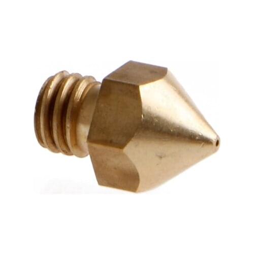 1PC 0.6mm Extruder Brass Nozzle Print Head For 1.75mm MK8 3D Printer Hot