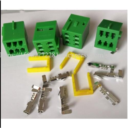 100SET DJ7067A-1.65-21 car male Connector cable Terminal plug jacket auto Plug 6 pin female Connector automotive plug 12131299