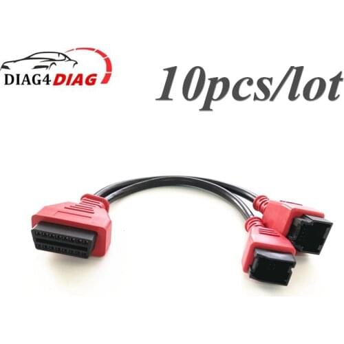 10pcs/lot For Chrysler 12+8 Programming Cable For Autel 12 8 Connector for LAUNCH X431/OBDSTAR DS808 Maxisys 906 908 PRO ELITE