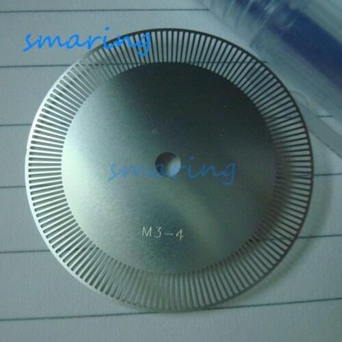 150 Wire Stainless Photoelectric Encoder Steel Diaphragm Meter Wheel Optical Tacho Disc Printer Encoder Speed Sensor Disk M3-4