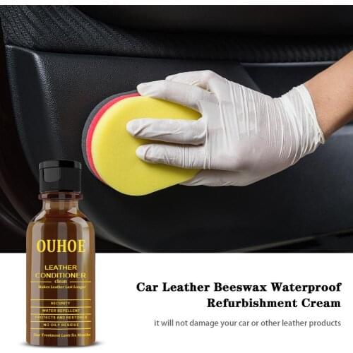30ml Nano Liquid Car Leather Beeswax Waterproof Refurbishment Leather Sofa Cream Seat Glazing Moisturizing Leather Maintenance