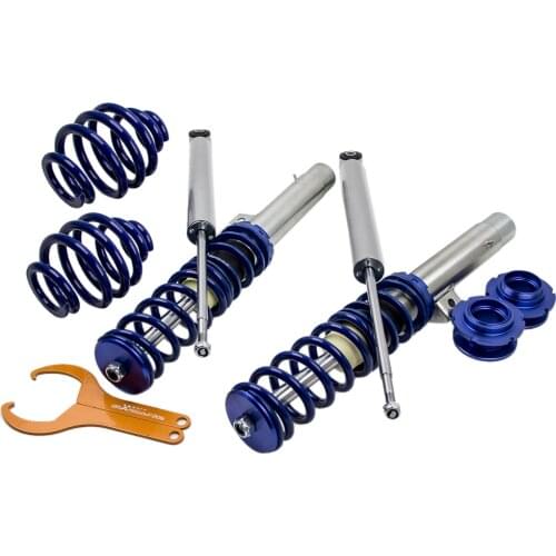 4pcs Adjustable Height COILOVER FOR BMW 323i / 323Ci 98-00 SUSPENSION COILOVERS
